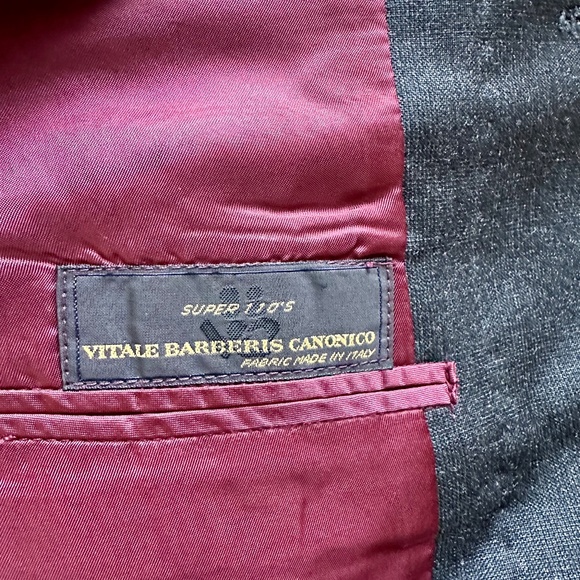 Bespoke charcoal gray suit from Lord's Tailor Hong Kong (38S) - Picture 6 of 11